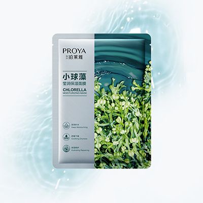 抖圈小球藻莹润保湿面膜